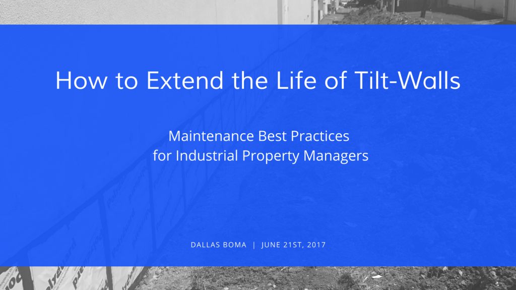 Tilt-Wall Presentation for Industrial Property Managers