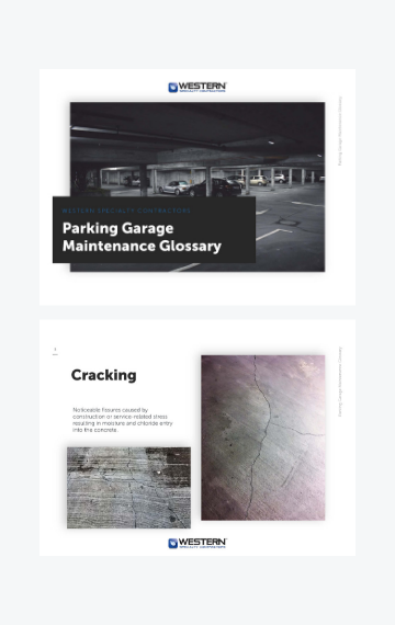 Parking Garage Maintenance Glossary